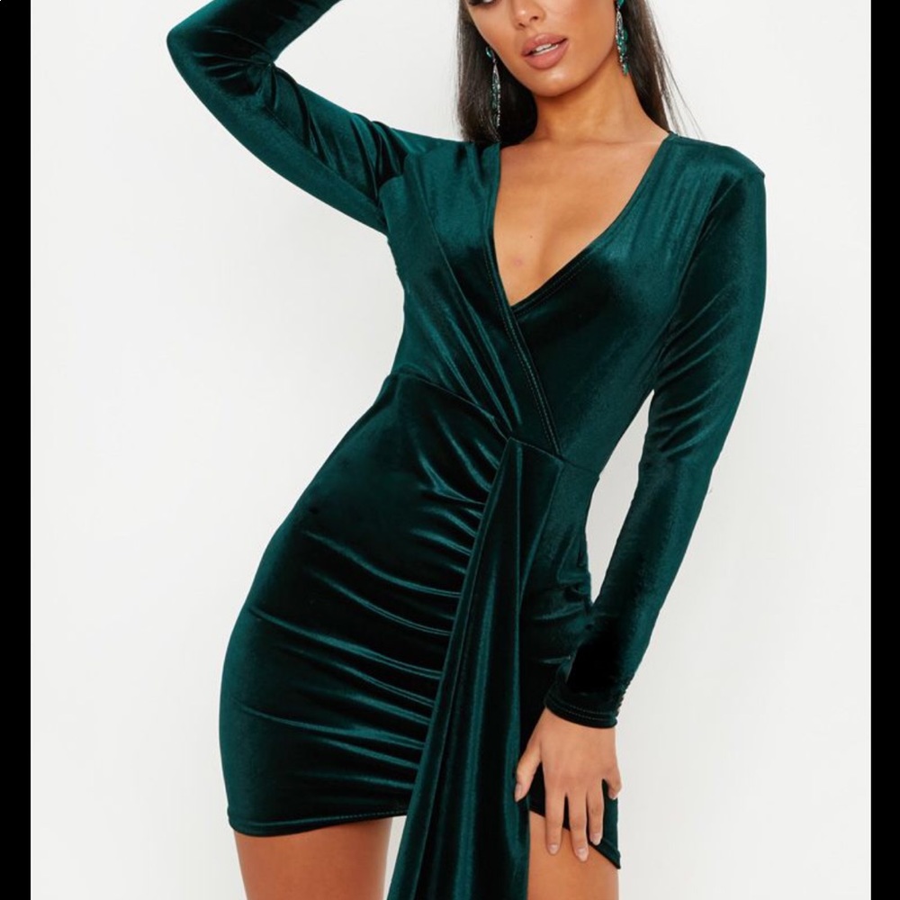 Hot Pink Velvet Pretty Little Thing Dress